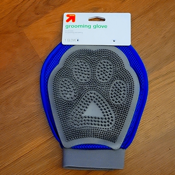 Up & Up grooming bathing dog glove all coats rubber bristle/fabric side …New - Picture 1 of 4